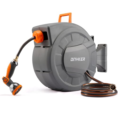 DNYKER Retractable Garden Hose Reel
